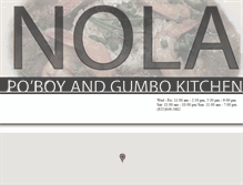 Tablet Screenshot of nolapoboykitchen.com